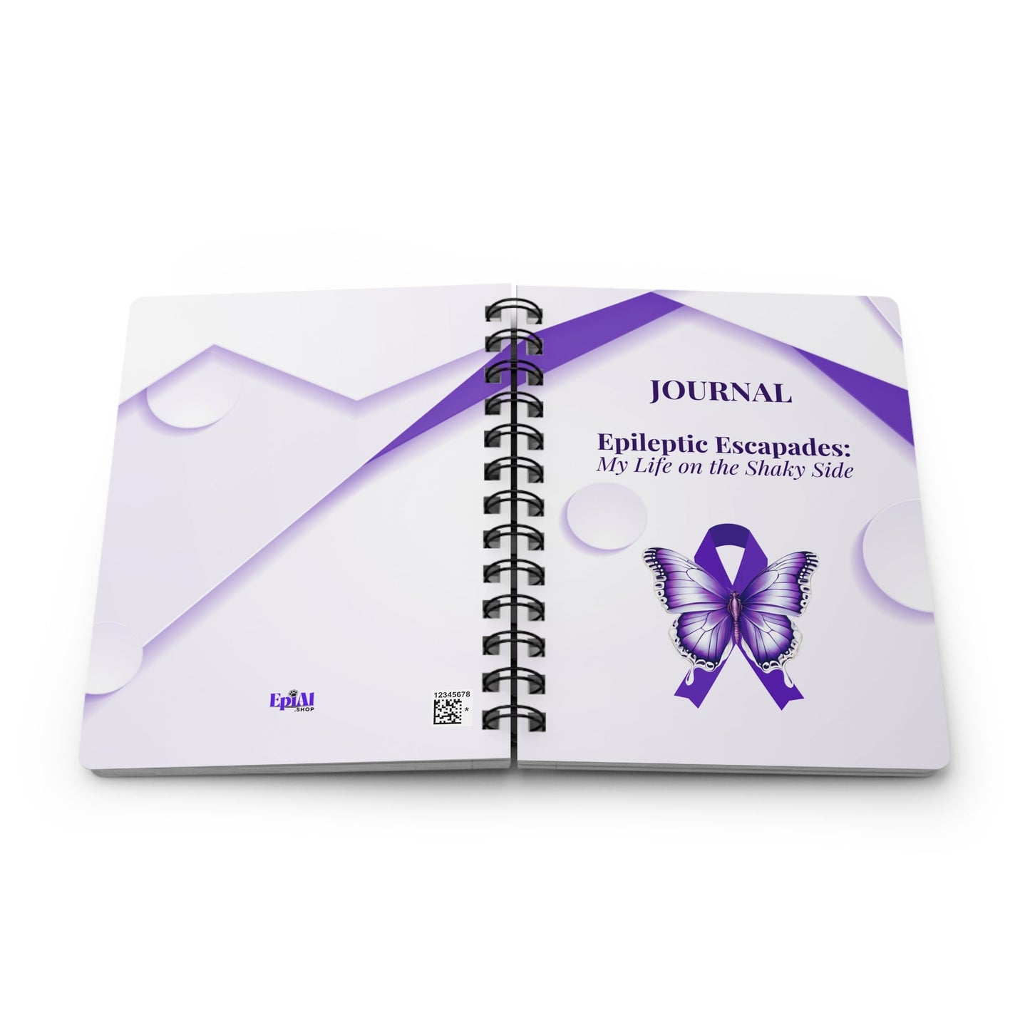 Epileptic Journey Spiral Bound Journal