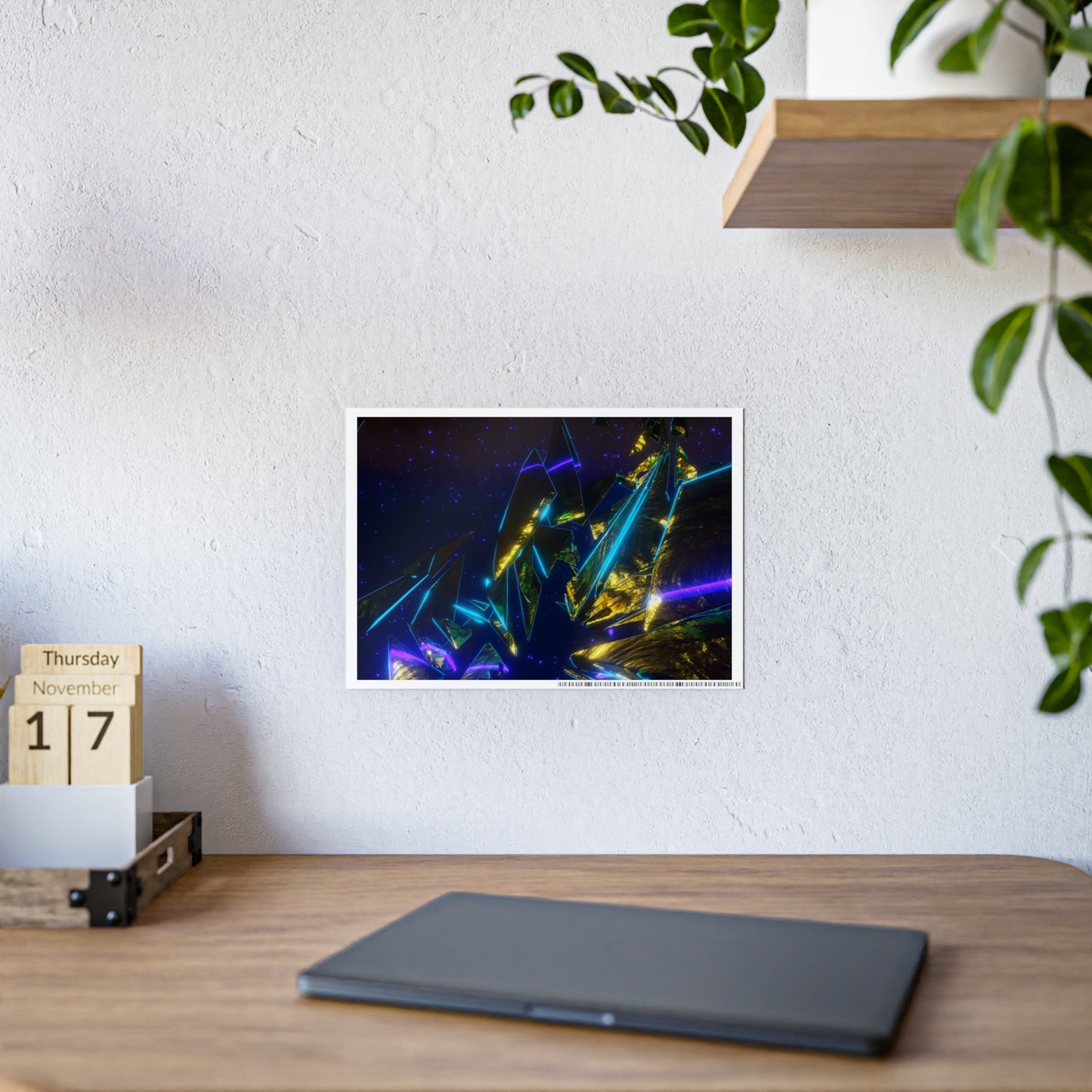 cosmic crown [spire elevation] art print