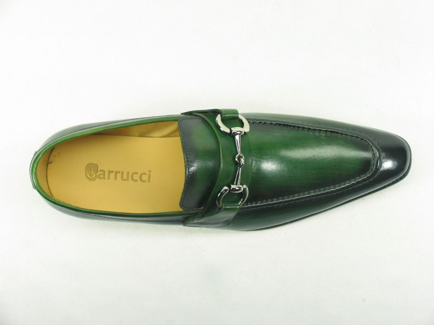Carrucci Calfskin Loafer - Green