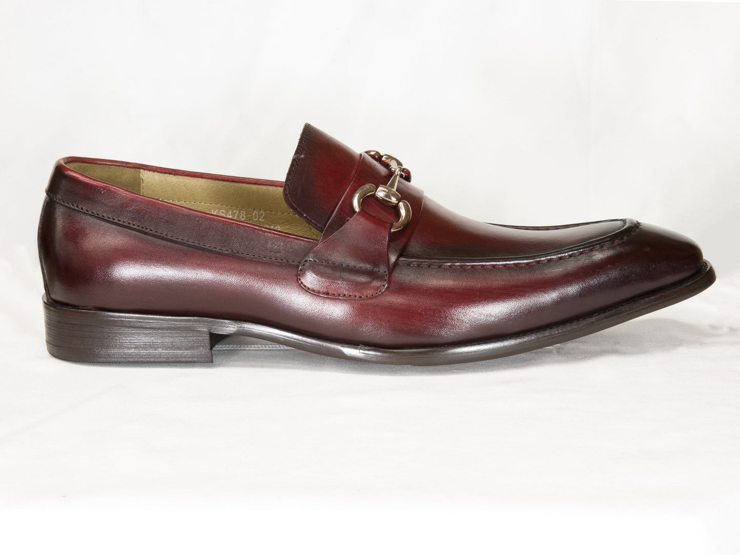 Carrucci Calfskin Loafer - Red