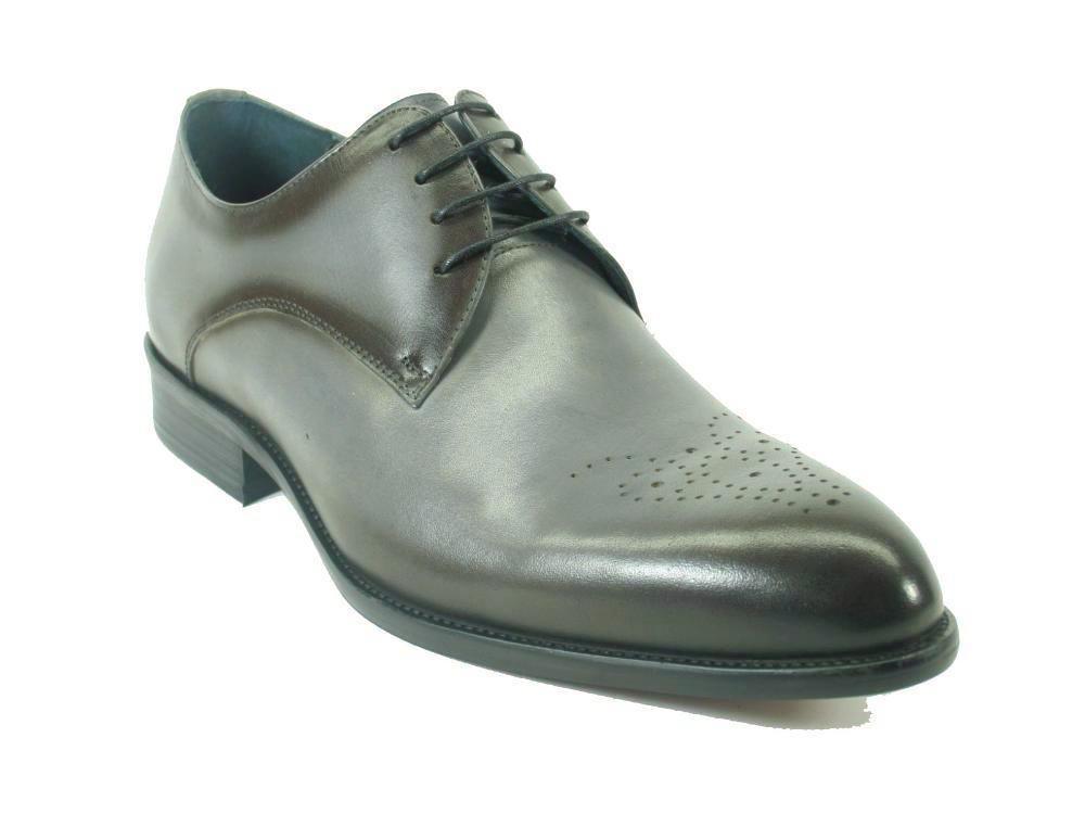 Ugo Vasare Burnished Calfskin Oxford - Grey