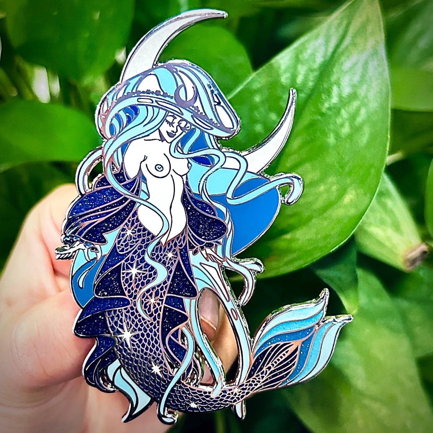 Enamel Pin - Luna Celestial Mermaid