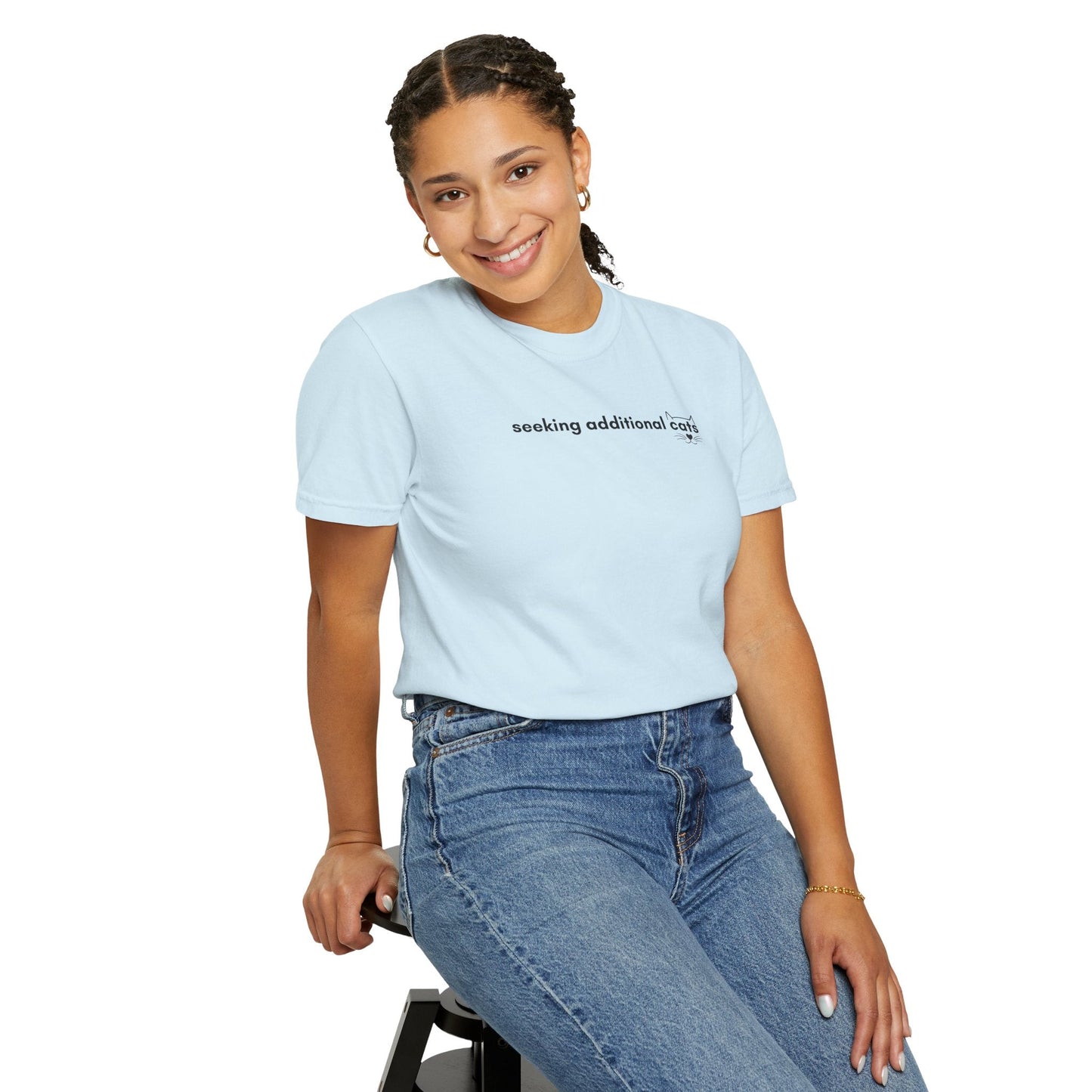 Seeking Additional Cats T-Shirt | Cat Lover Minimal Tee
