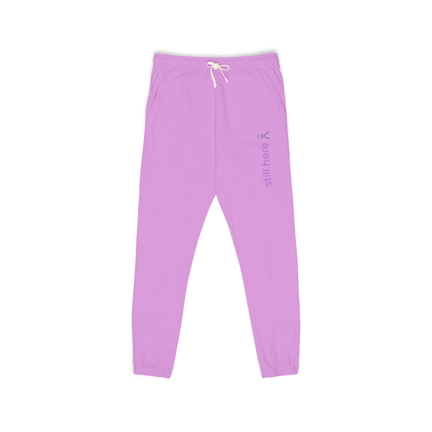 Still Here – Unisex Garment-Dyed Fleece Sweatpants