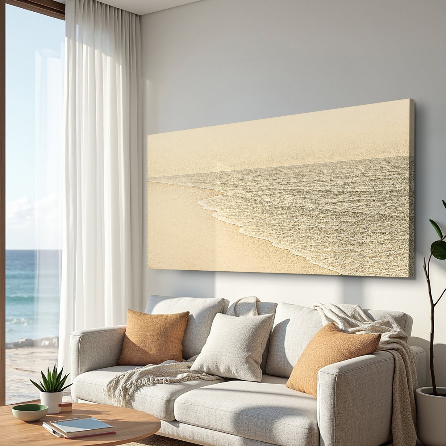 Beach Shoreline Coastal Wall Art III