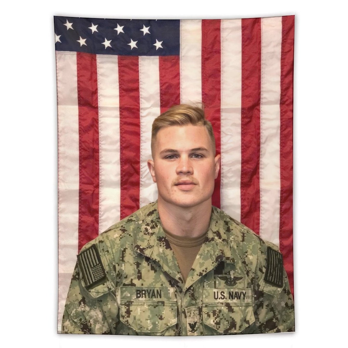 Zach Singer Bryan American Uniform Tapestry