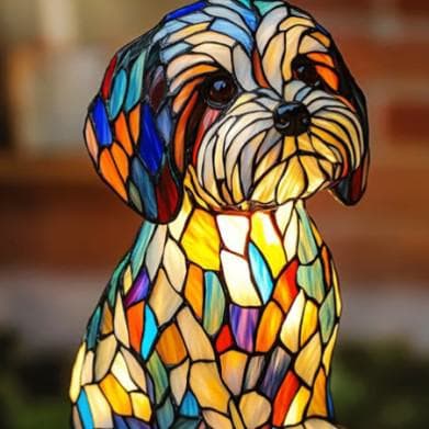 LED Small Night Lamp Art Animal Statue Creative Home Desktop Decoration