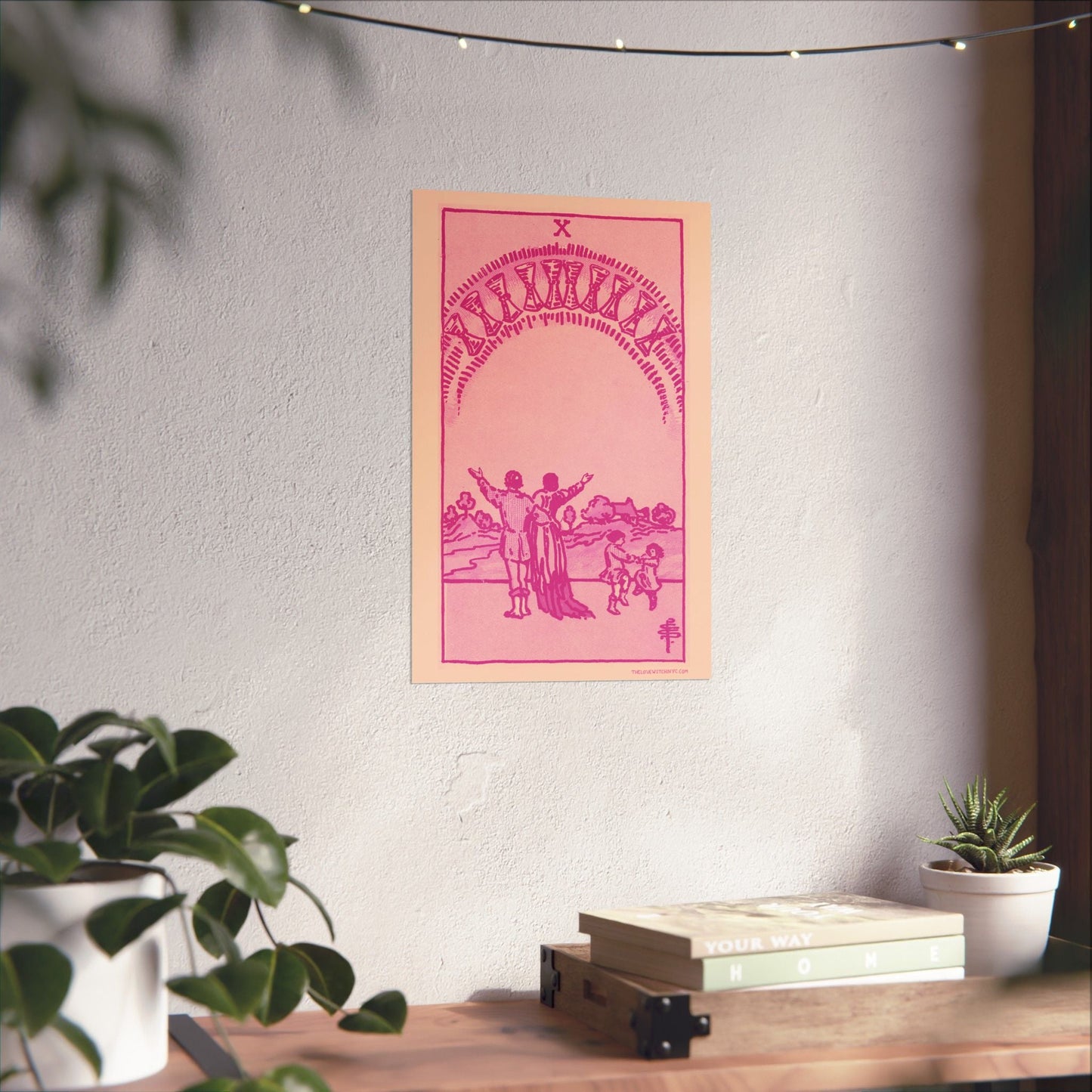 Ten of Cups Tarot Card Poster by The Love Witch
