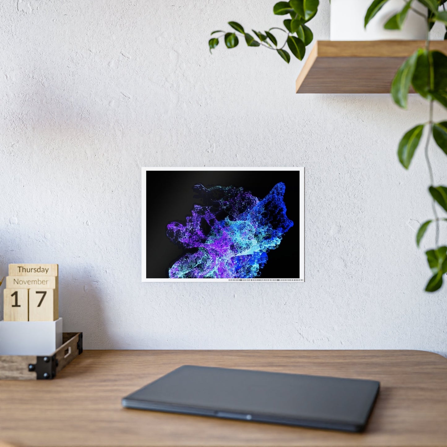 particle drop [gravity reversal] art print ii