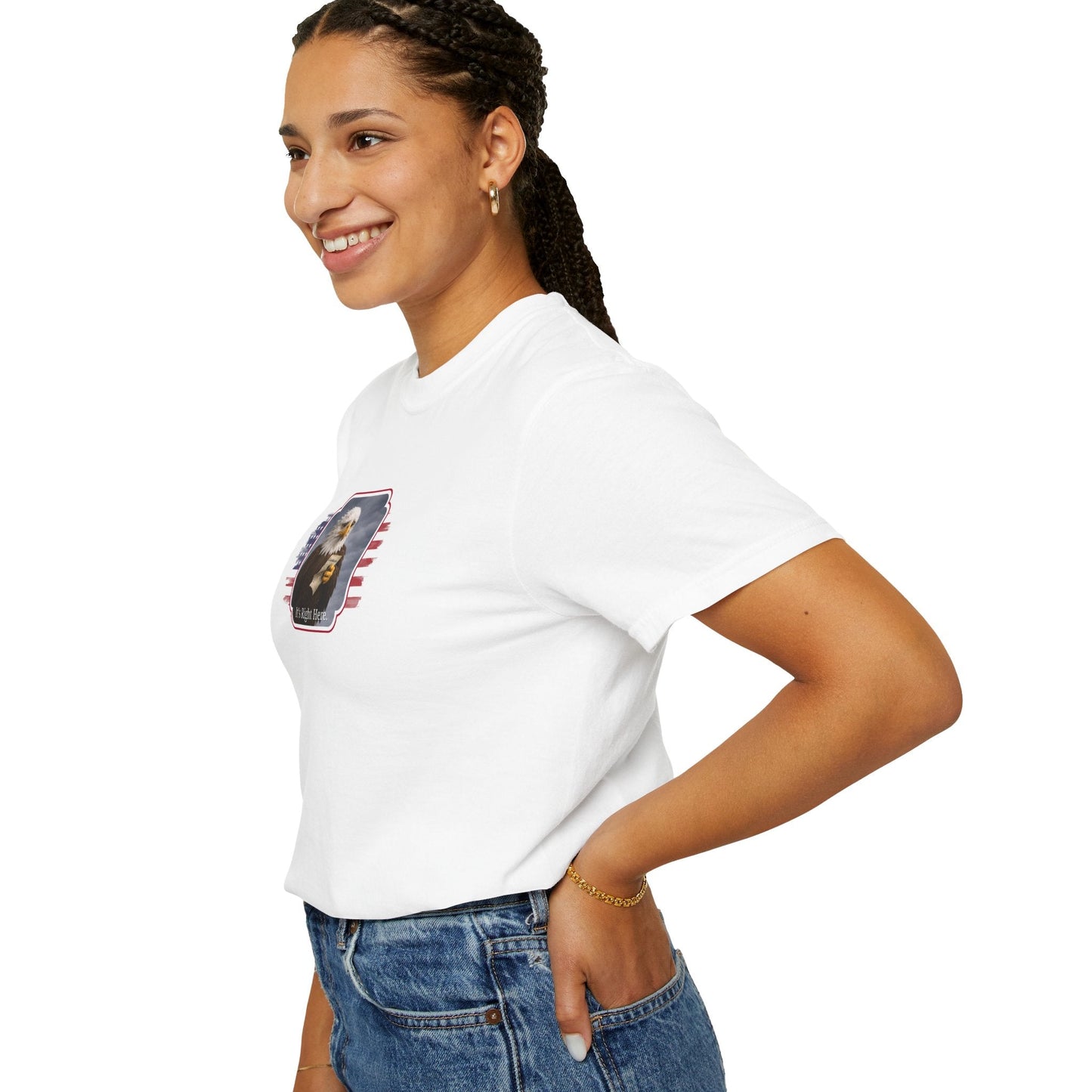 “It’s Right Here” Political Parody T-Shirt