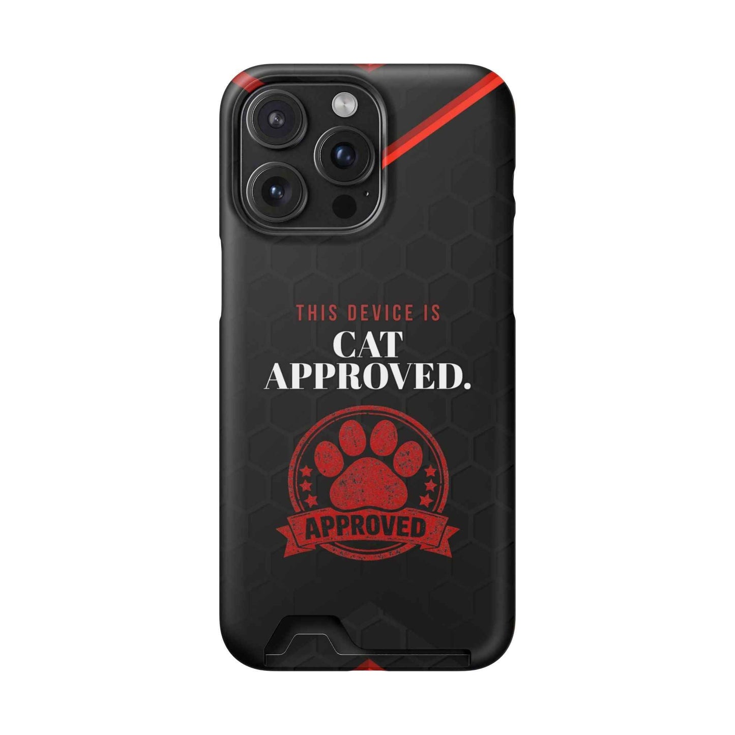 Cat Approved iPhone Case — Official Stamp Edition