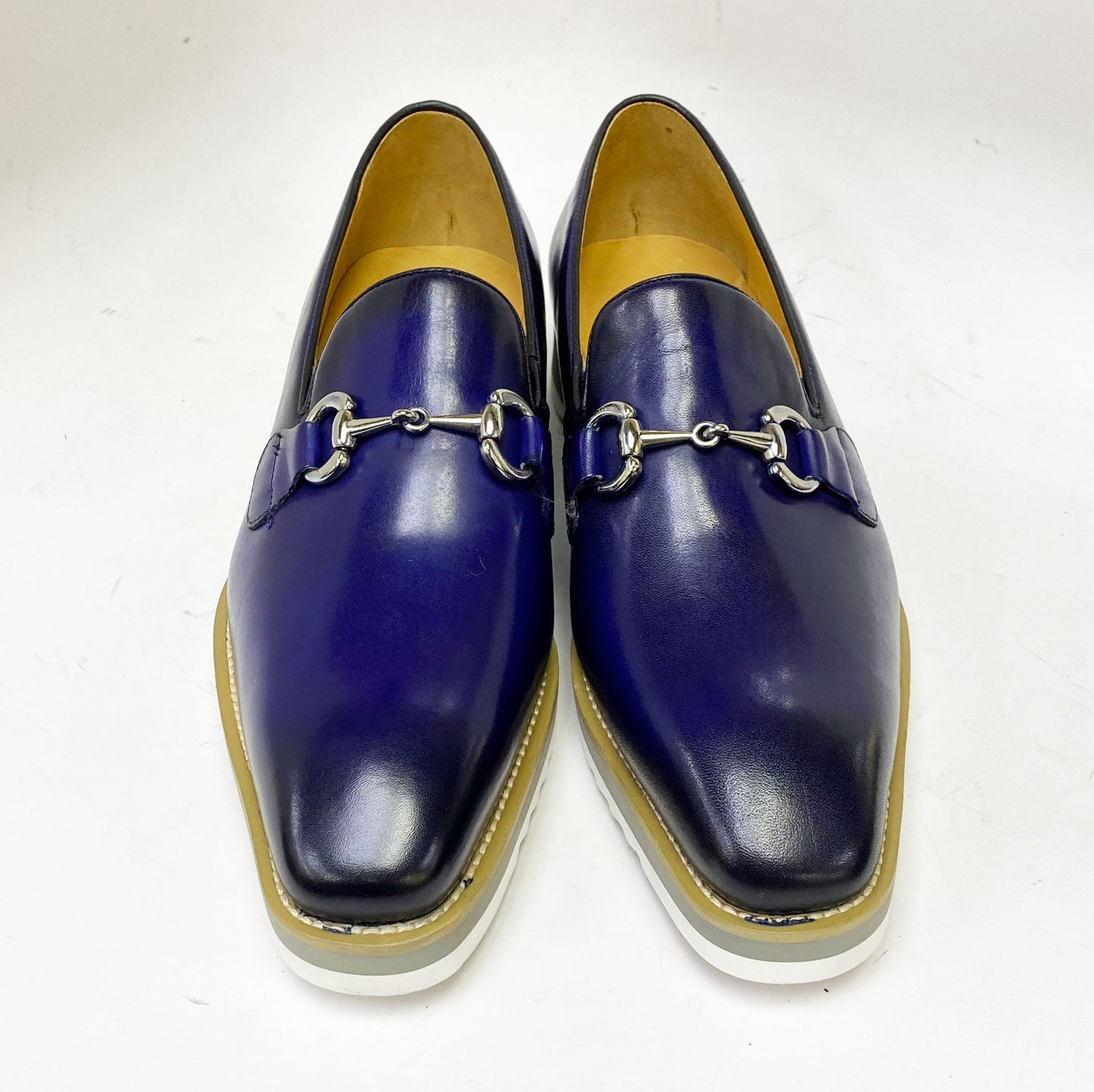 Maurice Calfskin Horsebit Loafer - Blue