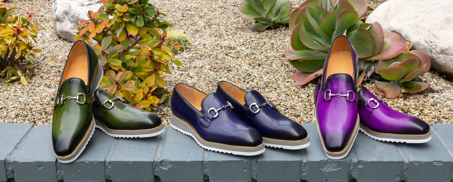 Maurice Horsebit Calfskin Loafer - Olive
