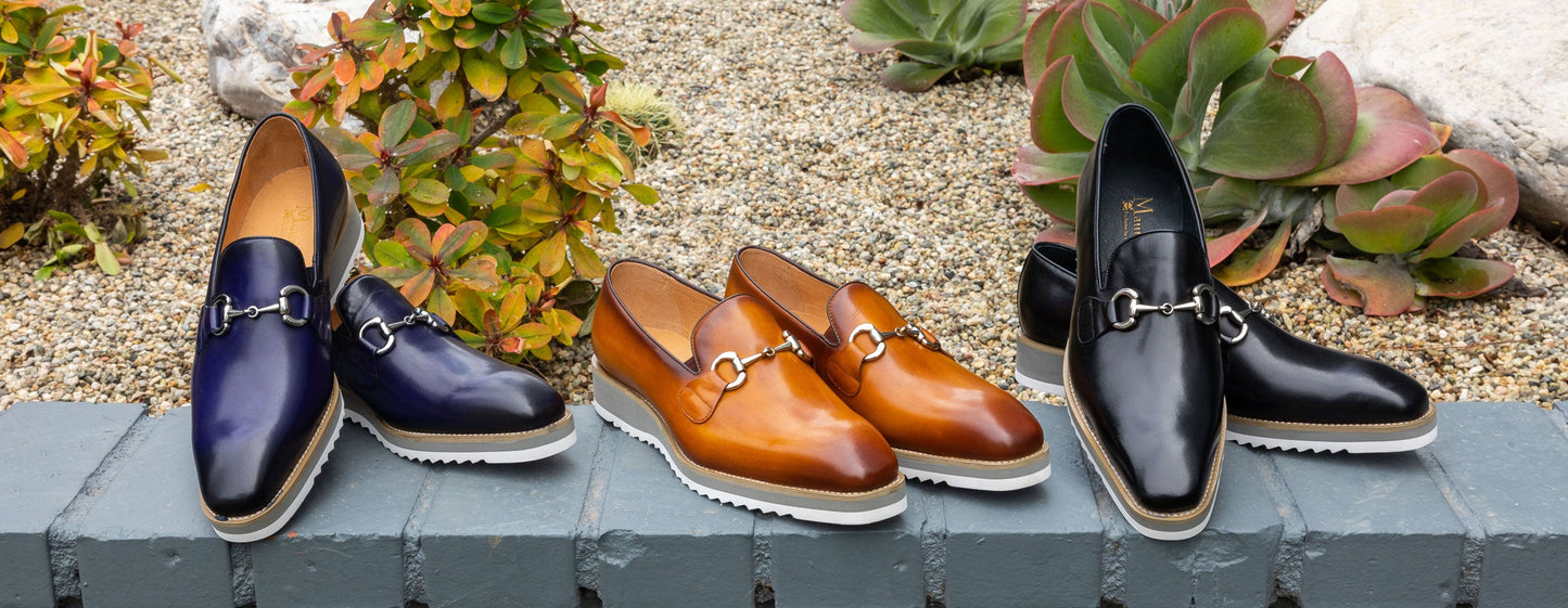 Maurice Calfskin Horsebit Loafer - Blue