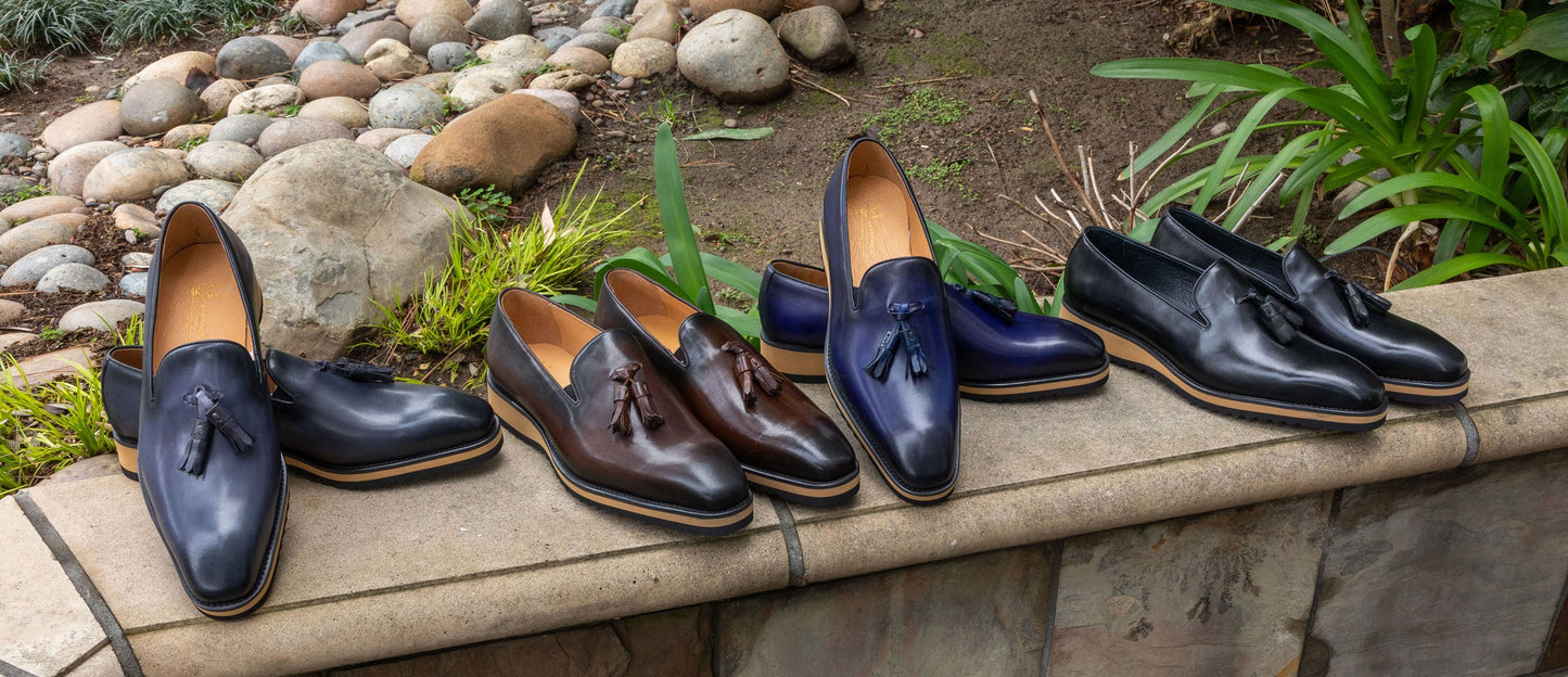 Maurice Calfskin Tasseled Loafer - Chestnut