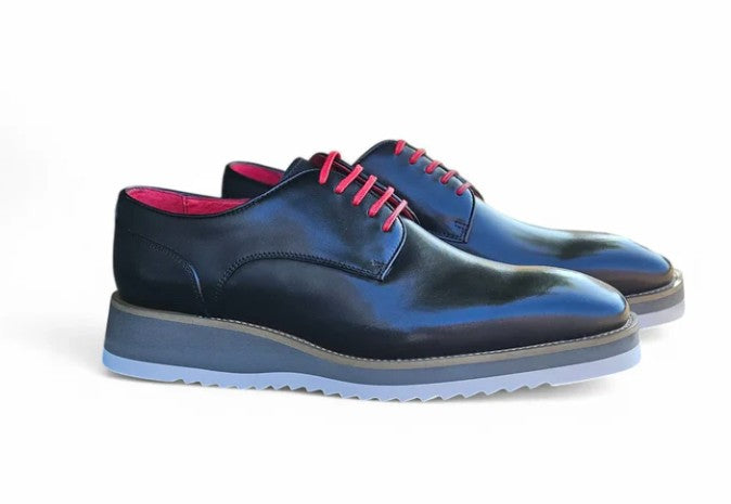 Carrucci Derby Calfskin - Black