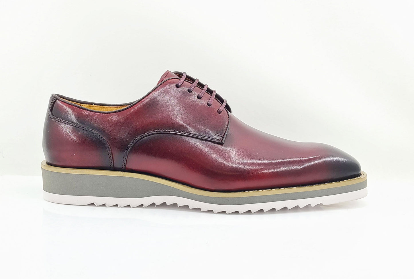 Carrucci Derby Calfskin - Burgundy