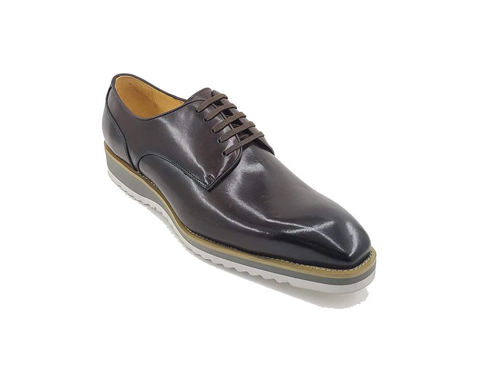 Carrucci Derby Calfskin - Chestnut