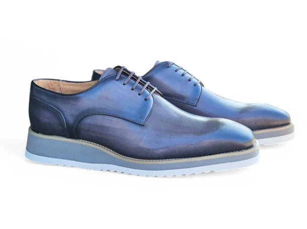 Carrucci Derby Calfskin - Grey