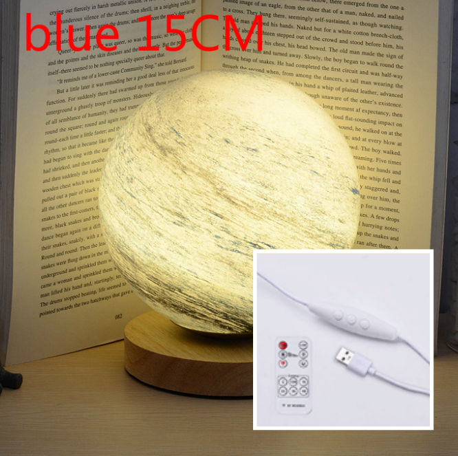 Orbital Spiral Moon Lamp