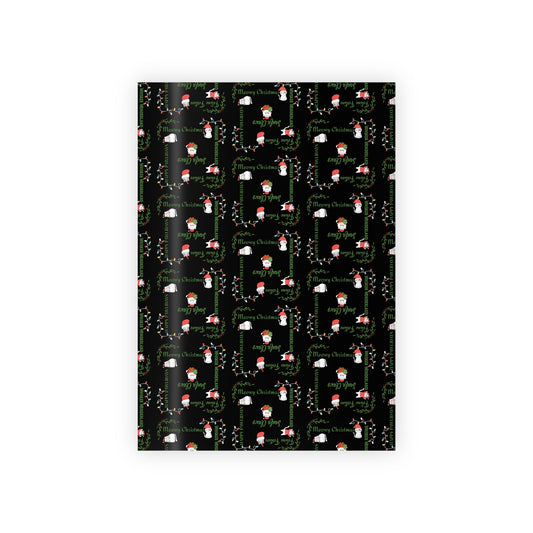 Cat Pun Christmas Gift Wrap Roll for Purr-fect Holiday Gift Giving