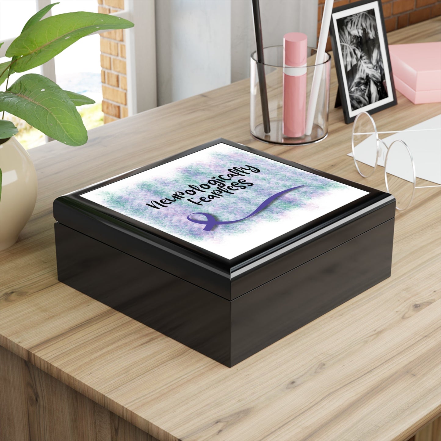 Neurologically Fearless Jewelry Box – Epilepsy Awareness Keepsake