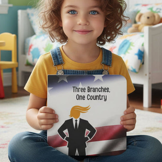 Patriotic Board Book — "Three Branches, One Country" (Children's Political Board Book)