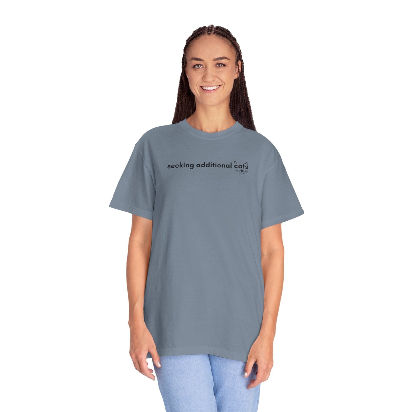 Seeking Additional Cats T-Shirt | Cat Lover Minimal Tee