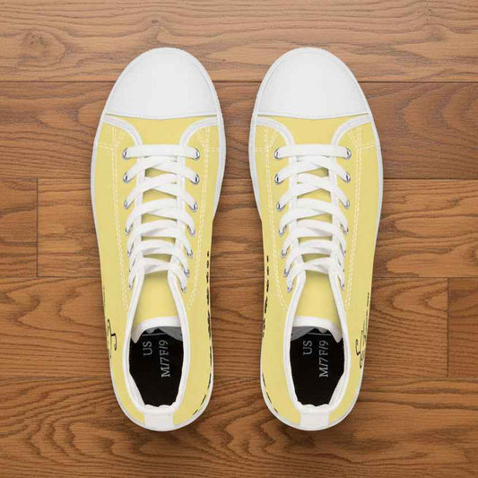 Tail Up, Move On High-Top Canvas Sneakers
