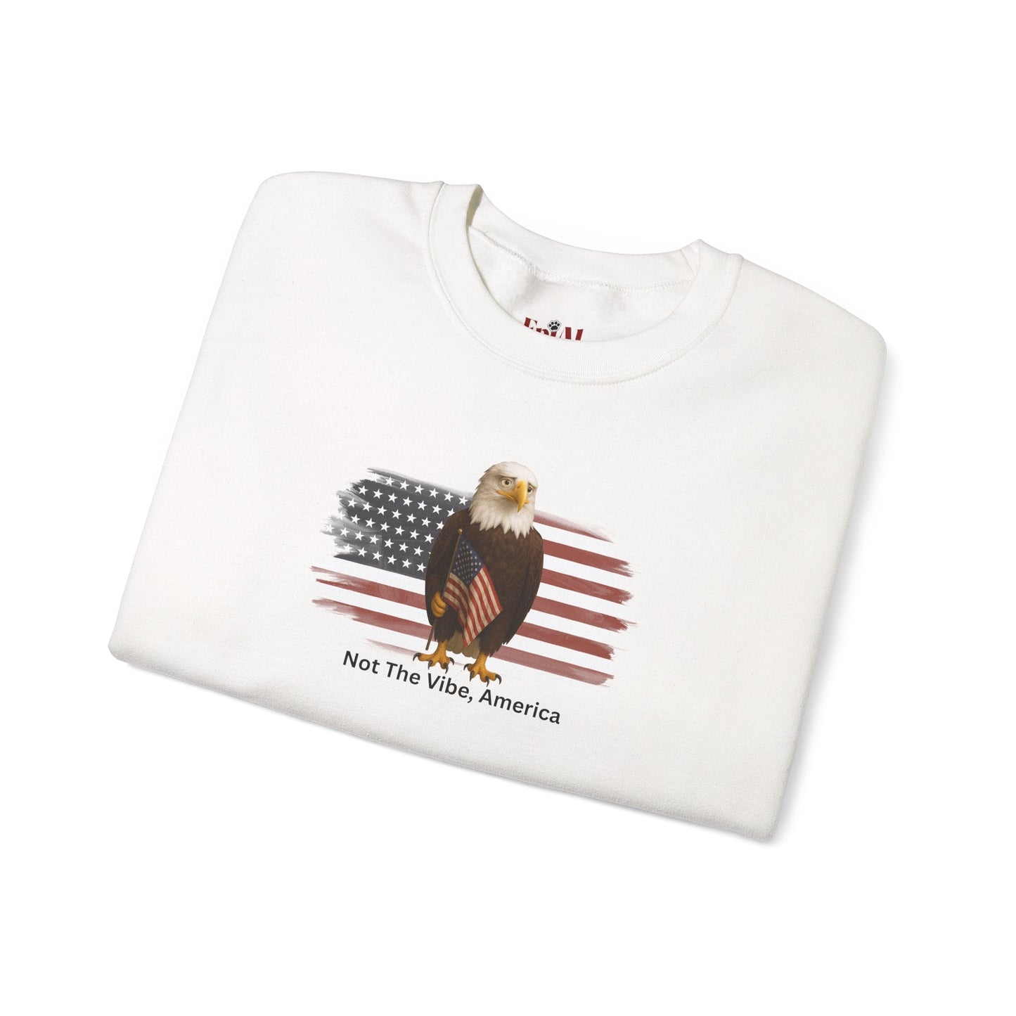 Not the Vibe, America – Political Parody Crewneck Sweatshirt