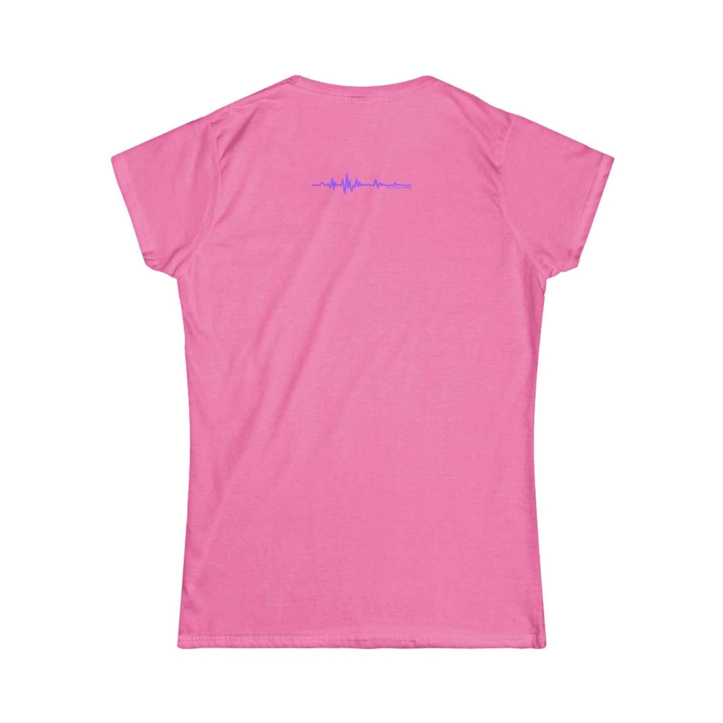 Glitch Halo Women’s Epilepsy Awareness T-Shirt – Purple Ribbon Awareness Tee