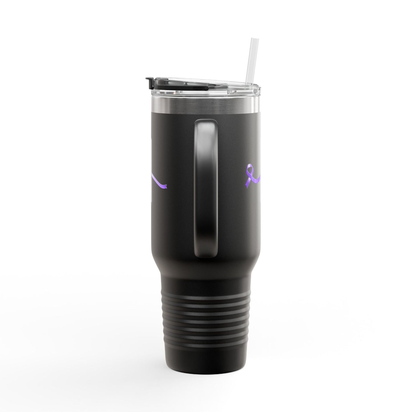 Pause | 40oz Insulated Travel Mug – Subtle Epilepsy Awareness