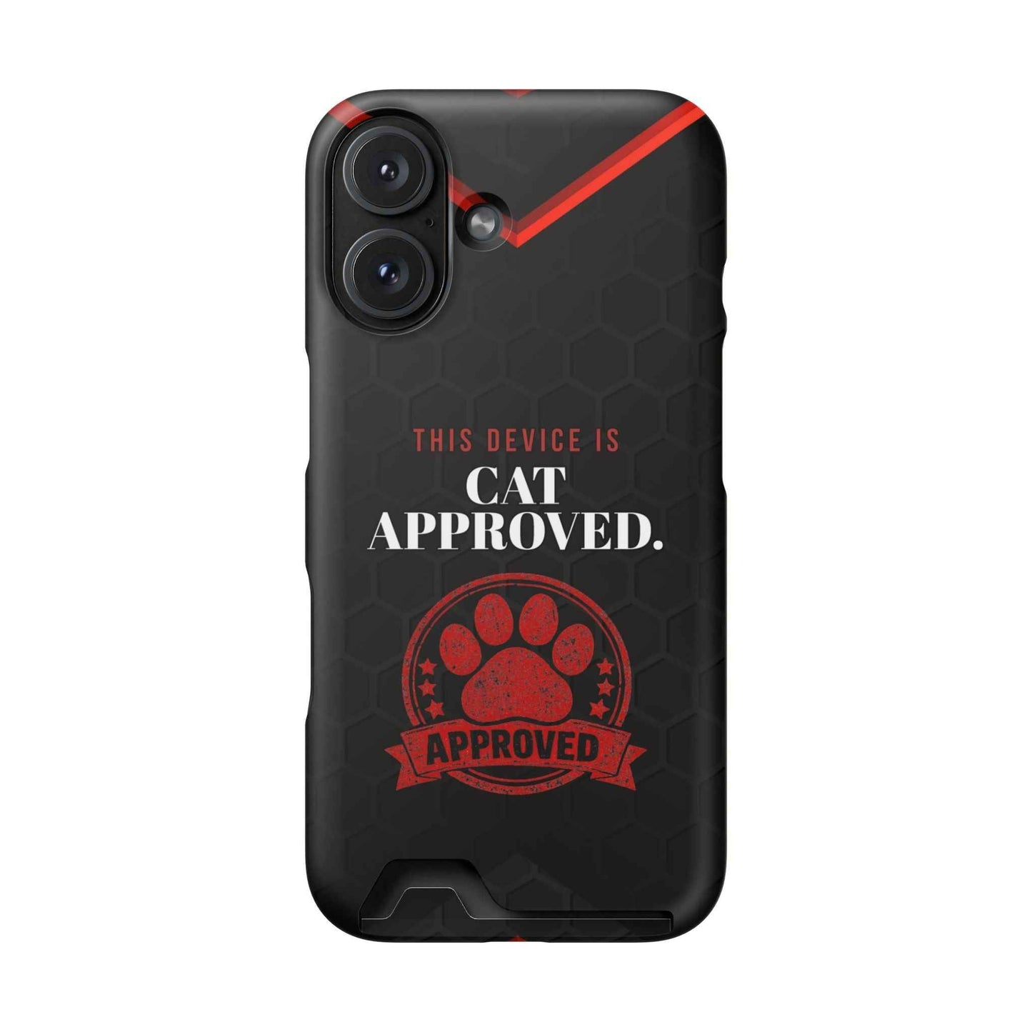 Cat Approved iPhone Case — Official Stamp Edition