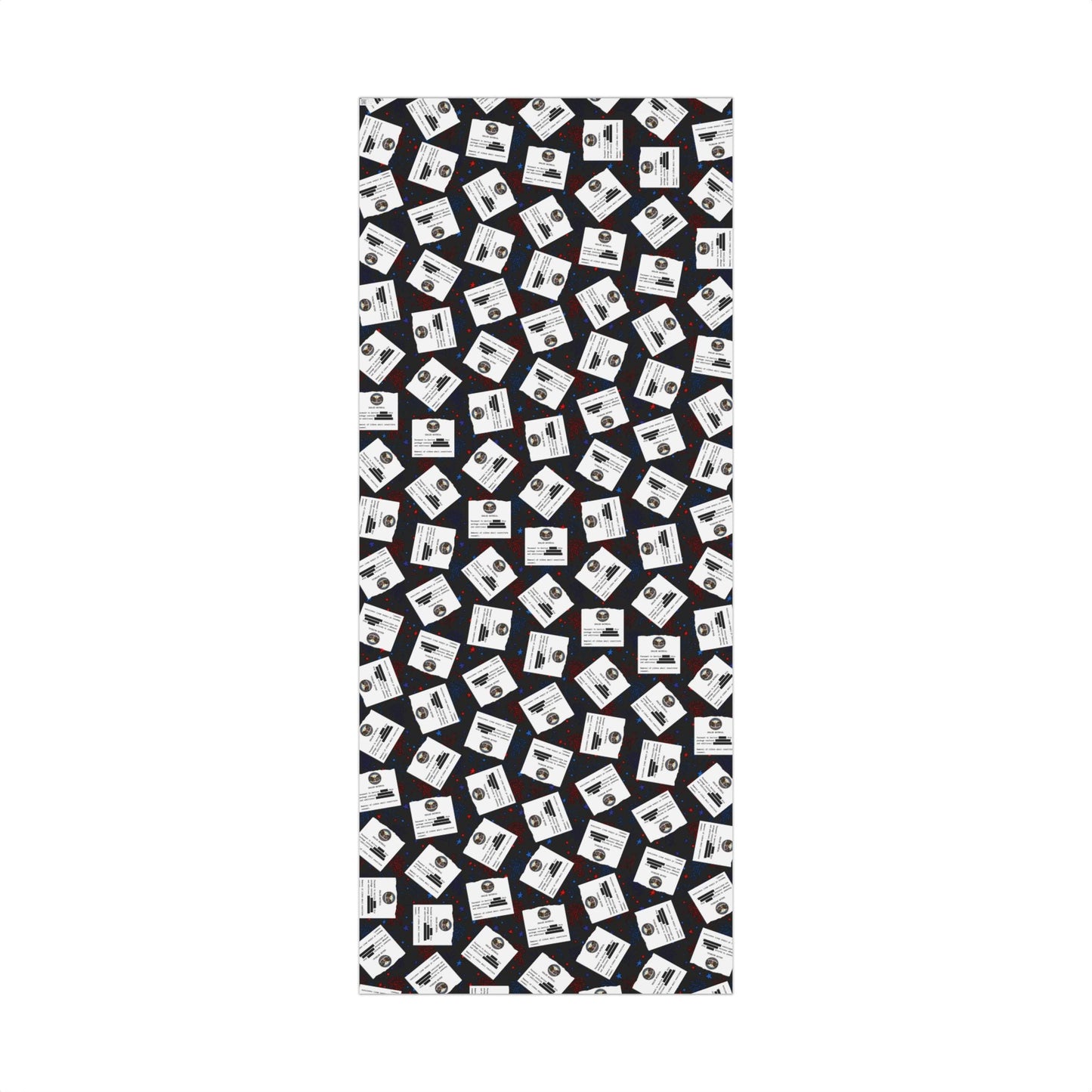 Classified Celebration Gift Wrap – Patriotic Parody Fireworks Wrapping Paper
