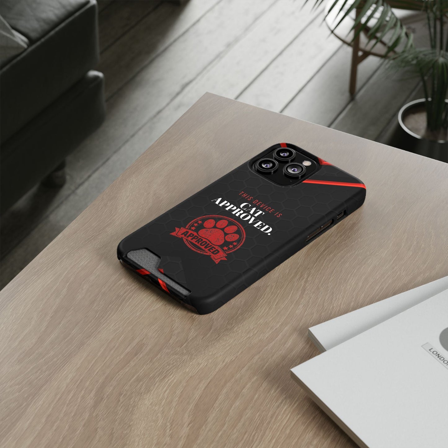 Cat Approved iPhone Case — Official Stamp Edition