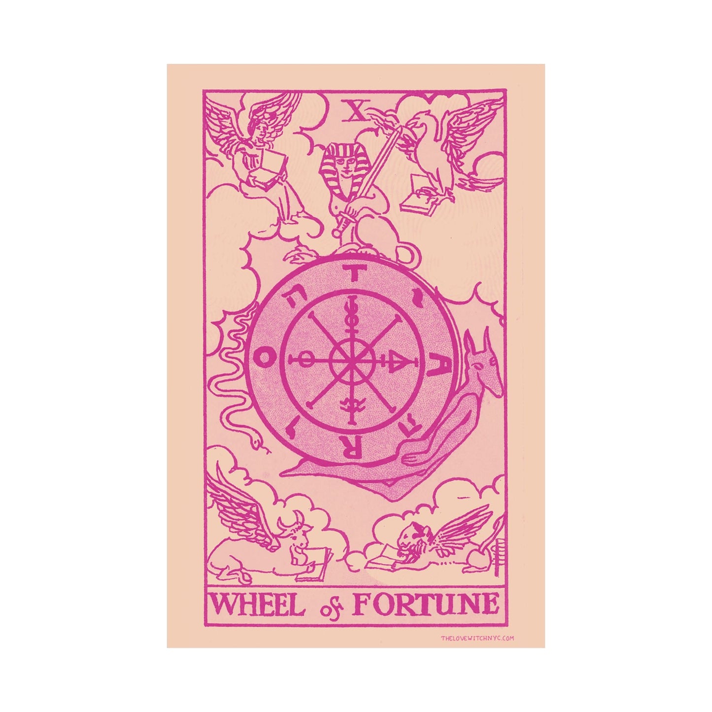 Wheel of Fortune Tarot Card Poster by The Love Witch