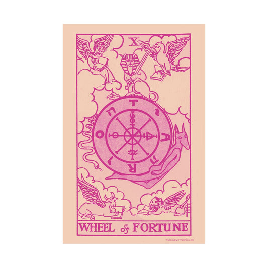 Wheel of Fortune Tarot Card Poster by The Love Witch
