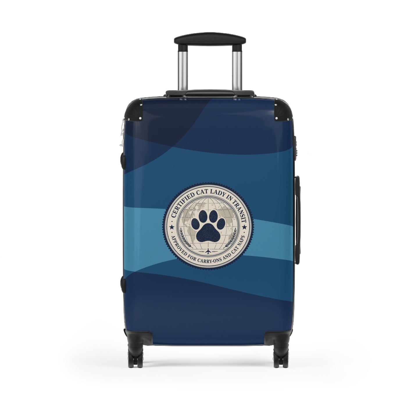 Certified Cat Lady in Transit – Hard-Shell Suitcase