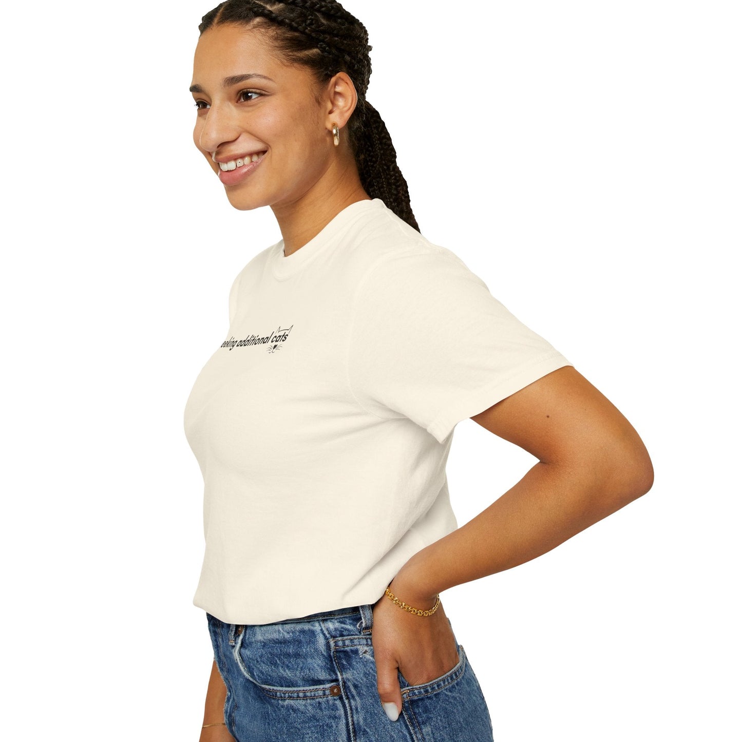 Seeking Additional Cats T-Shirt | Cat Lover Minimal Tee