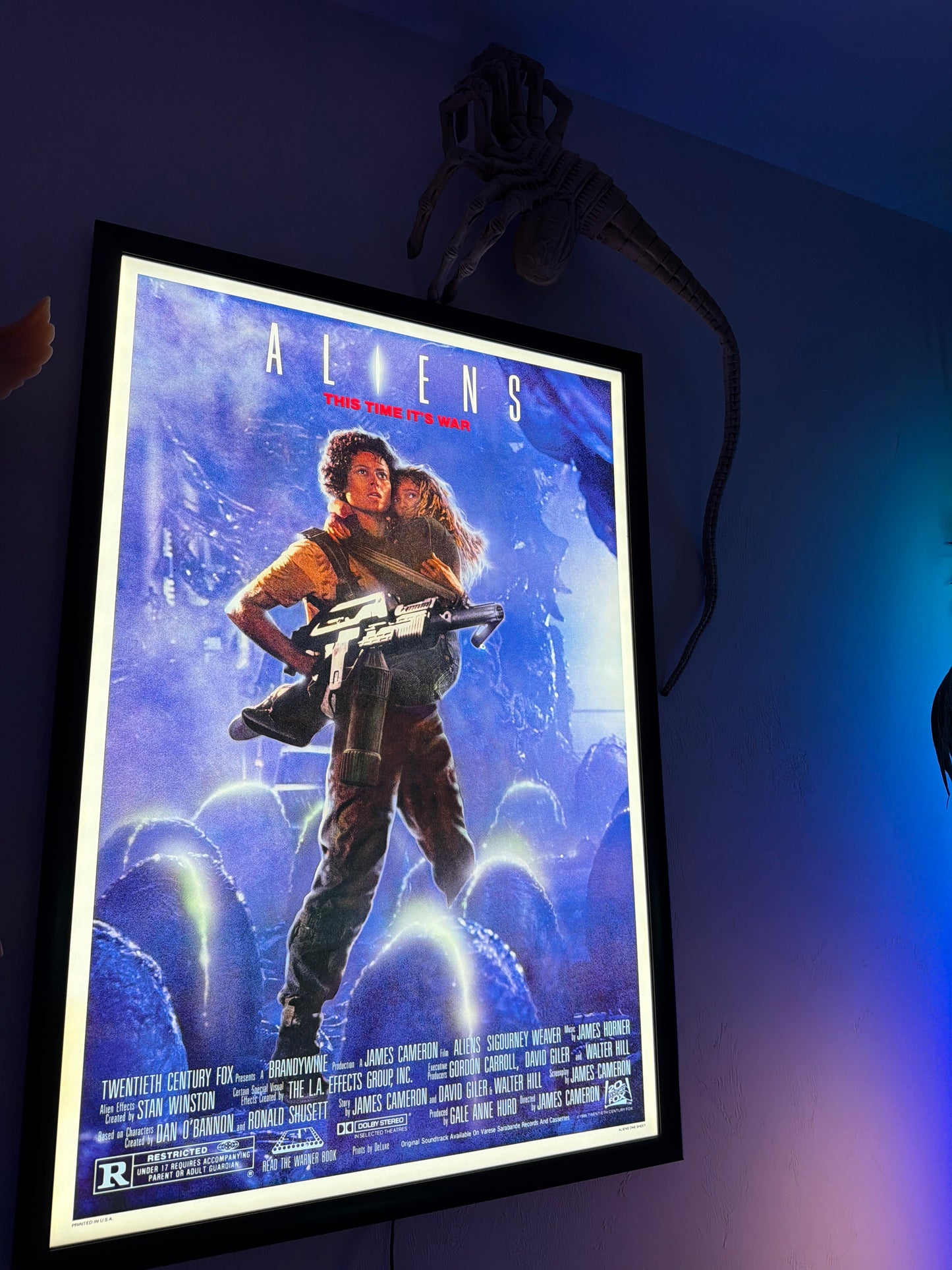 2-PACK Glowbox "World Famous" LED Poster Frames