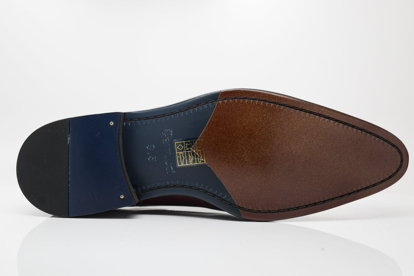 Ugo Vasare Burnished Calfskin Oxford - Burgundy