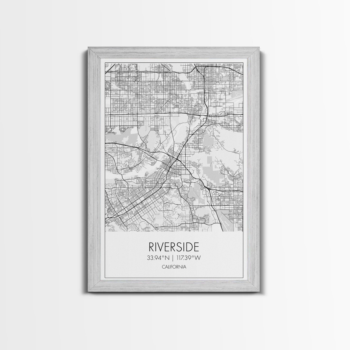 Riverside Street Map, California Map, City Map Art, Minimalist Art, Wall Art, Canvas Print, Office Wall Décor, Gifts For Dad, Travel Print