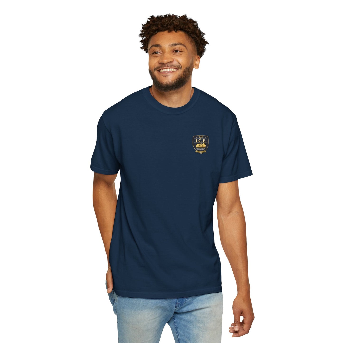 I.C.E. Badge T-Shirt | Institute of Cozy Excellence Parody Tee