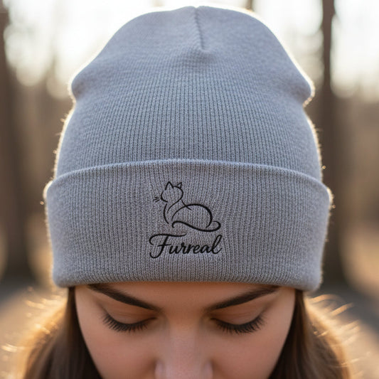 Furreal Knit Beanie – Cozy Cat Lover Winter Hat