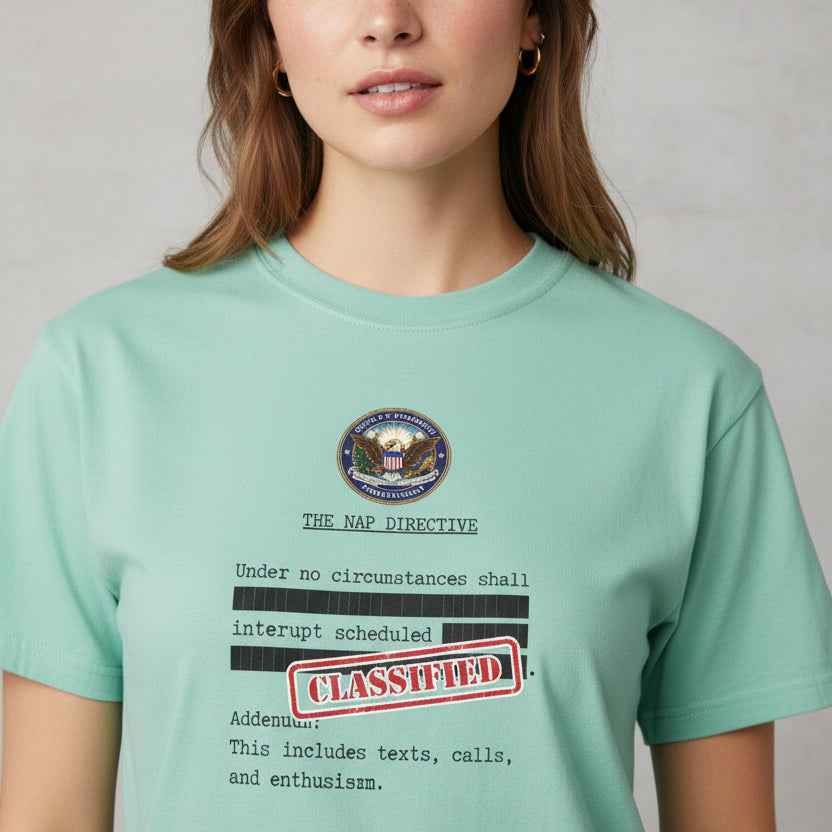 The Nap Directive Unisex T-Shirt – Official Rest Policy Graphic Tee