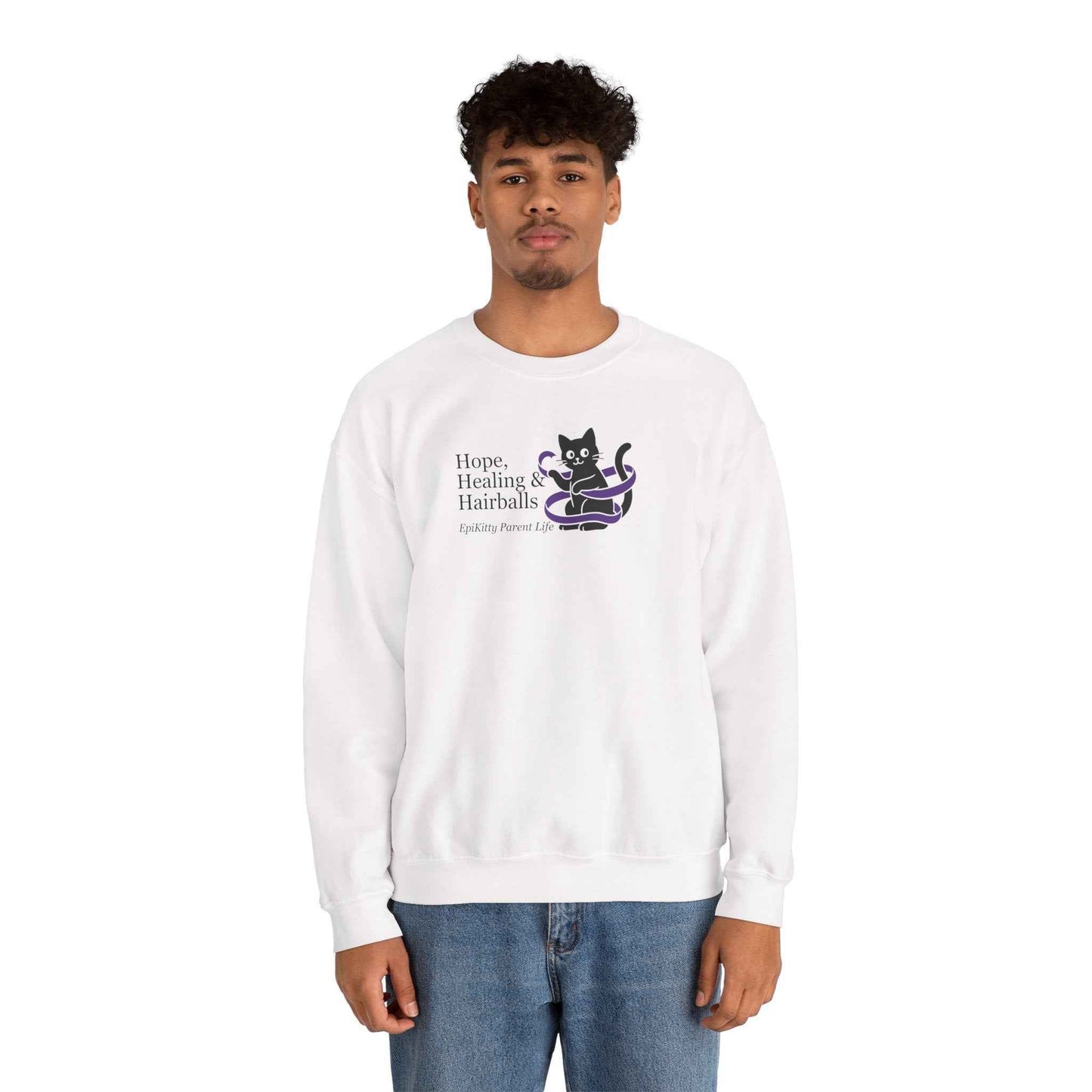 “Hope, Healing & Hairballs” Epikitty Parent Life Sweatshirt