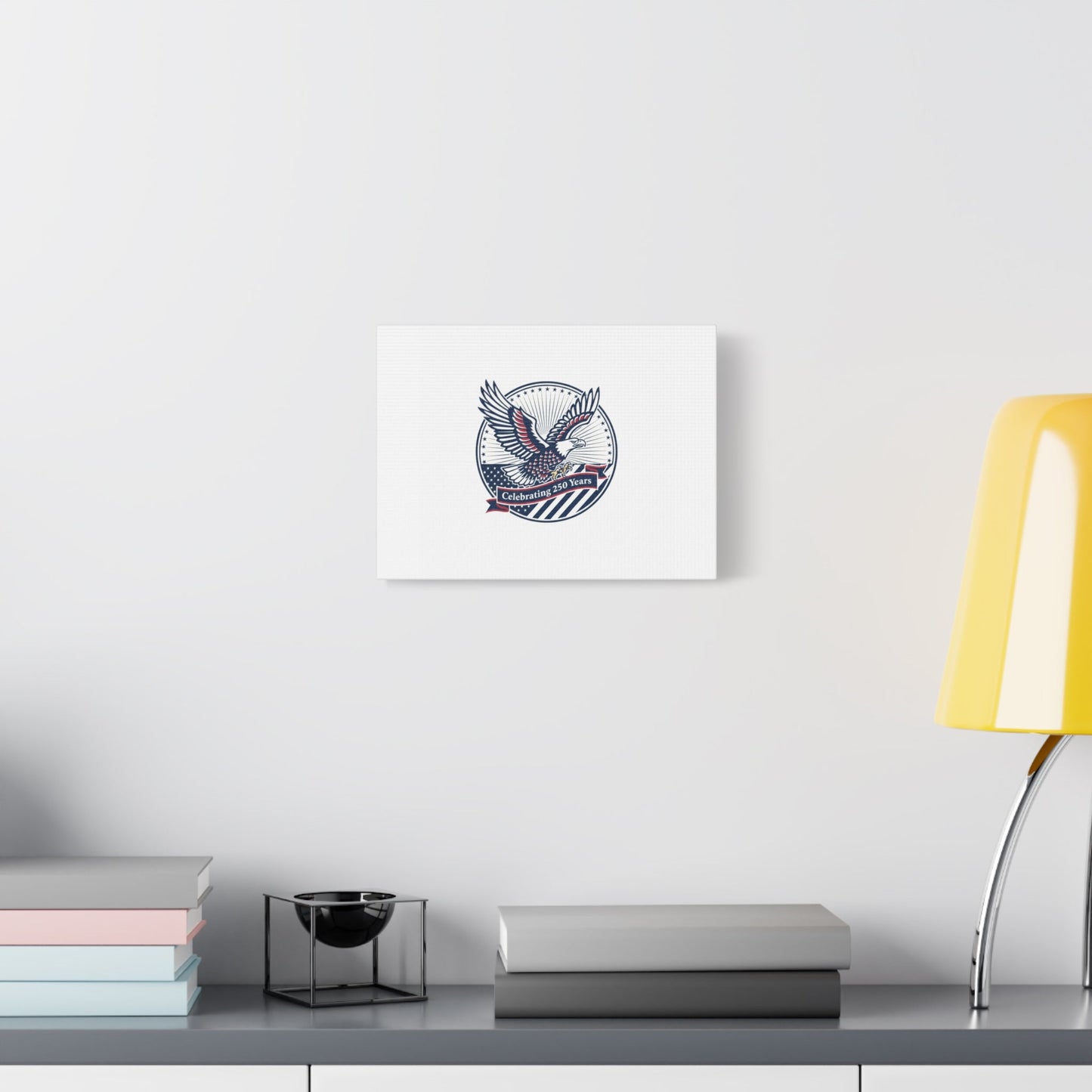 250th Anniversary Eagle Emblem Canvas | Semiquincentennial Americana