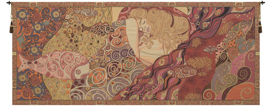 Sleeping Danae by Klimt Italian Tapestry