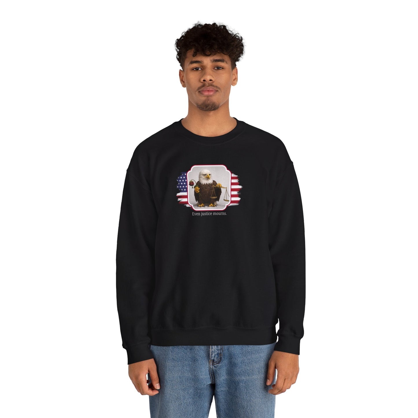 Even Justice Mourns Political Parody Sweatshirt