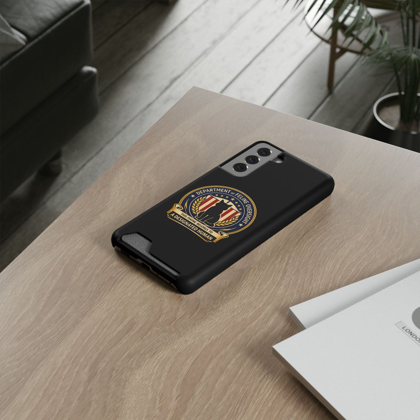 Department of Feline Oversight MagSafe iPhone Case — Designated Human Edition